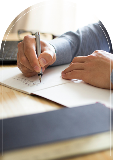 勉強をしている様子